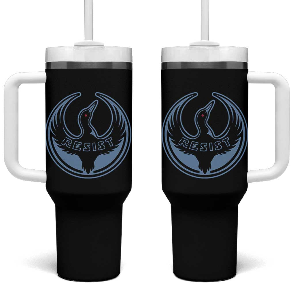 Minnesota Resist Loon Rebellion Emblem Tumbler With Handle