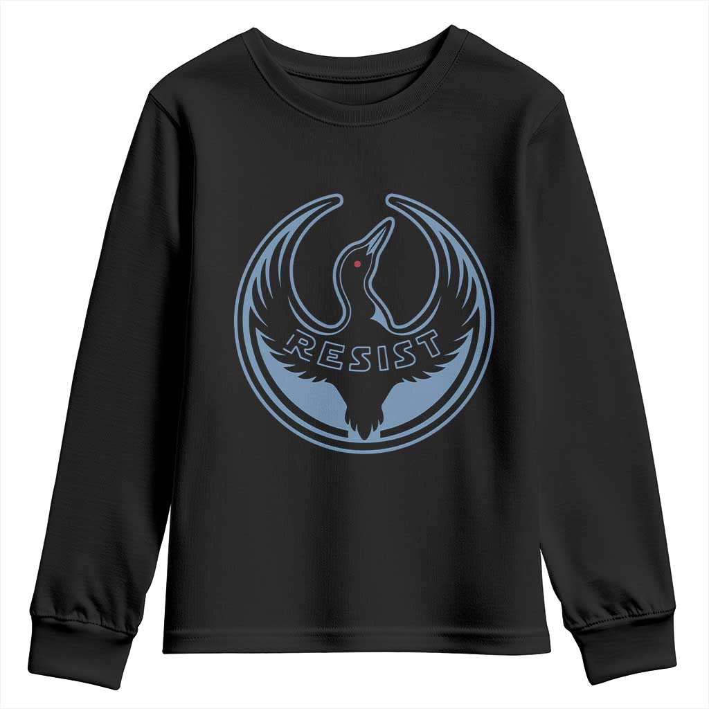 Minnesota Resist Loon Rebellion Emblem Youth Sweatshirt