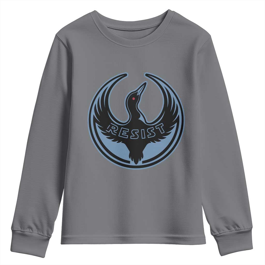 Minnesota Resist Loon Rebellion Emblem Youth Sweatshirt