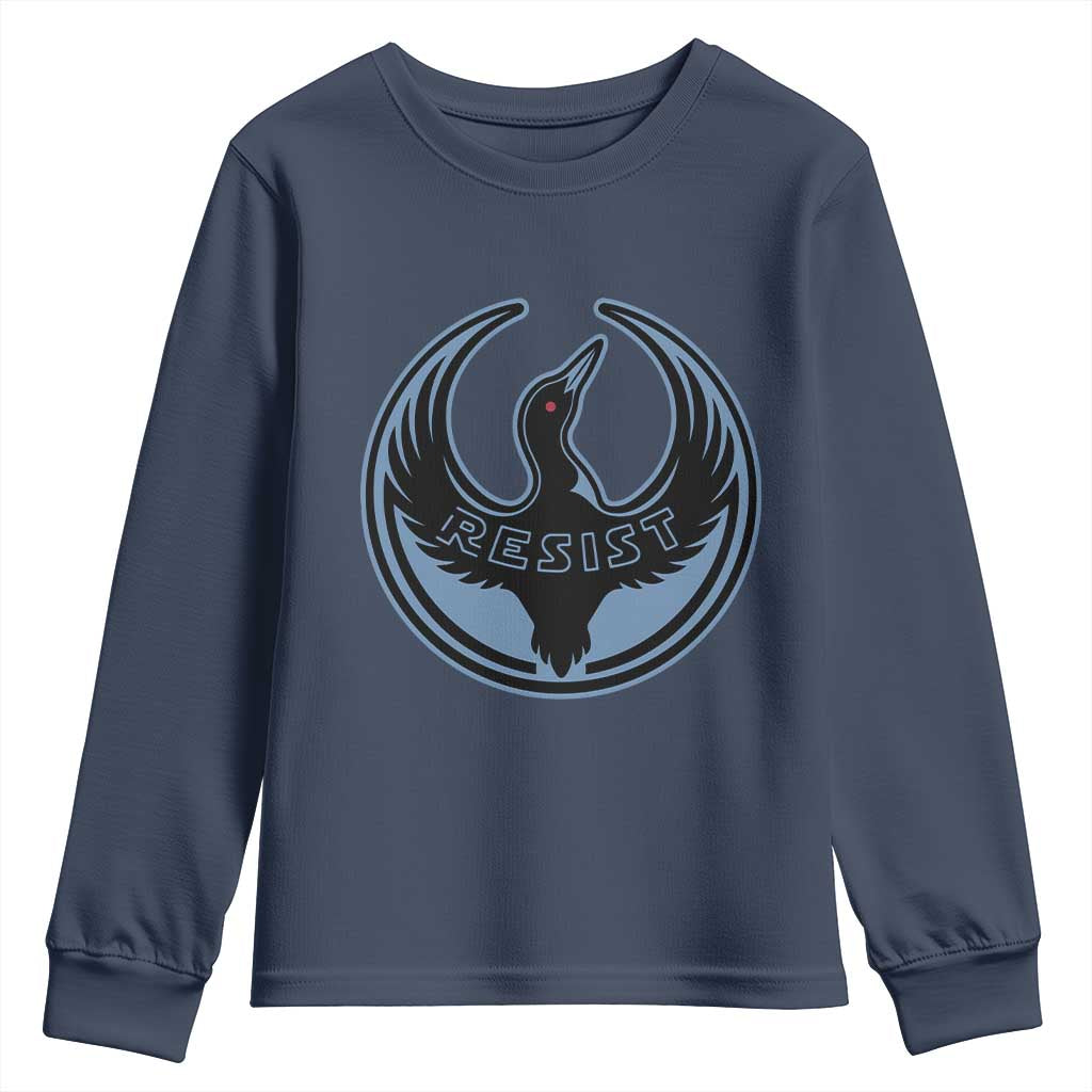 Minnesota Resist Loon Rebellion Emblem Youth Sweatshirt