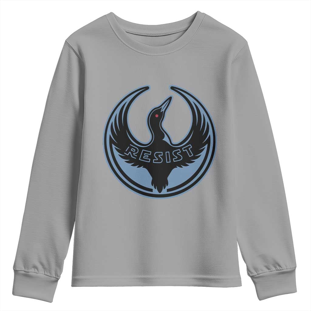 Minnesota Resist Loon Rebellion Emblem Youth Sweatshirt