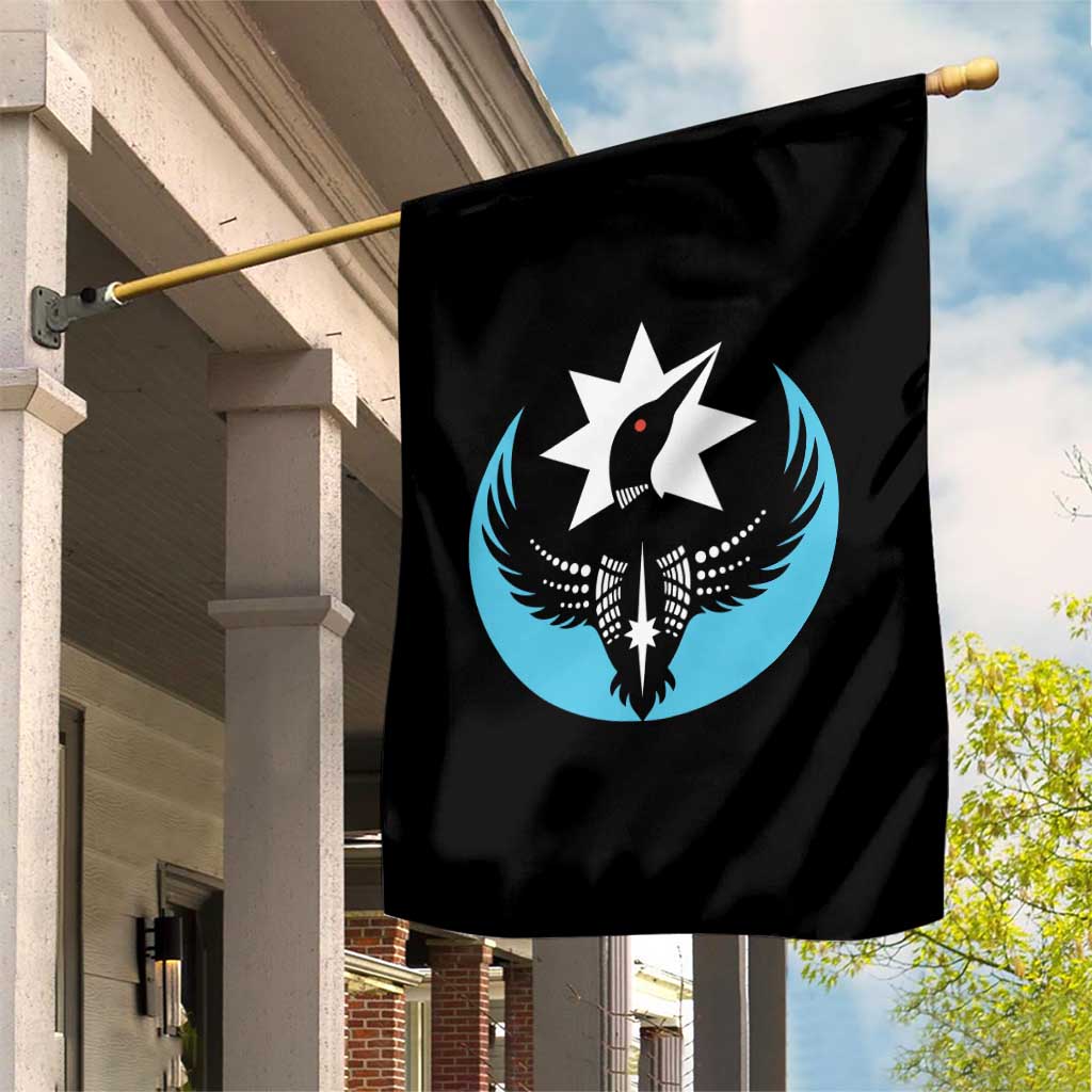 Minnesota Rebel Loon Star Emblem Garden Flag Rebellion Symbolic Unity Graphic