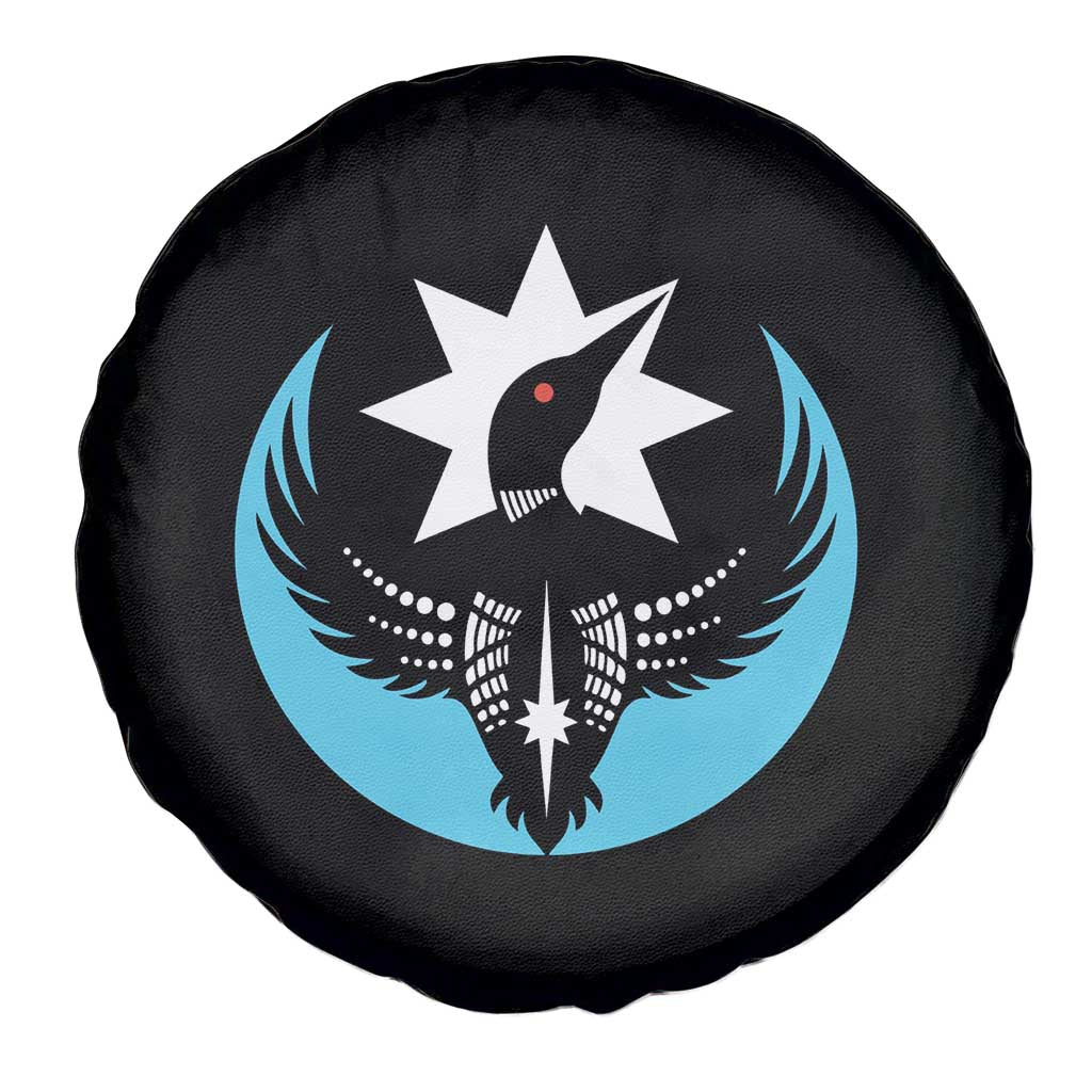 Minnesota Rebel Loon Star Emblem Spare Tire Cover Rebellion Symbolic Unity Graphic