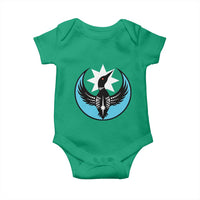 Minnesota Rebel Loon Star Emblem Baby Onesie Rebellion Symbolic Unity Graphic