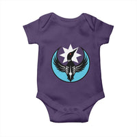 Minnesota Rebel Loon Star Emblem Baby Onesie Rebellion Symbolic Unity Graphic