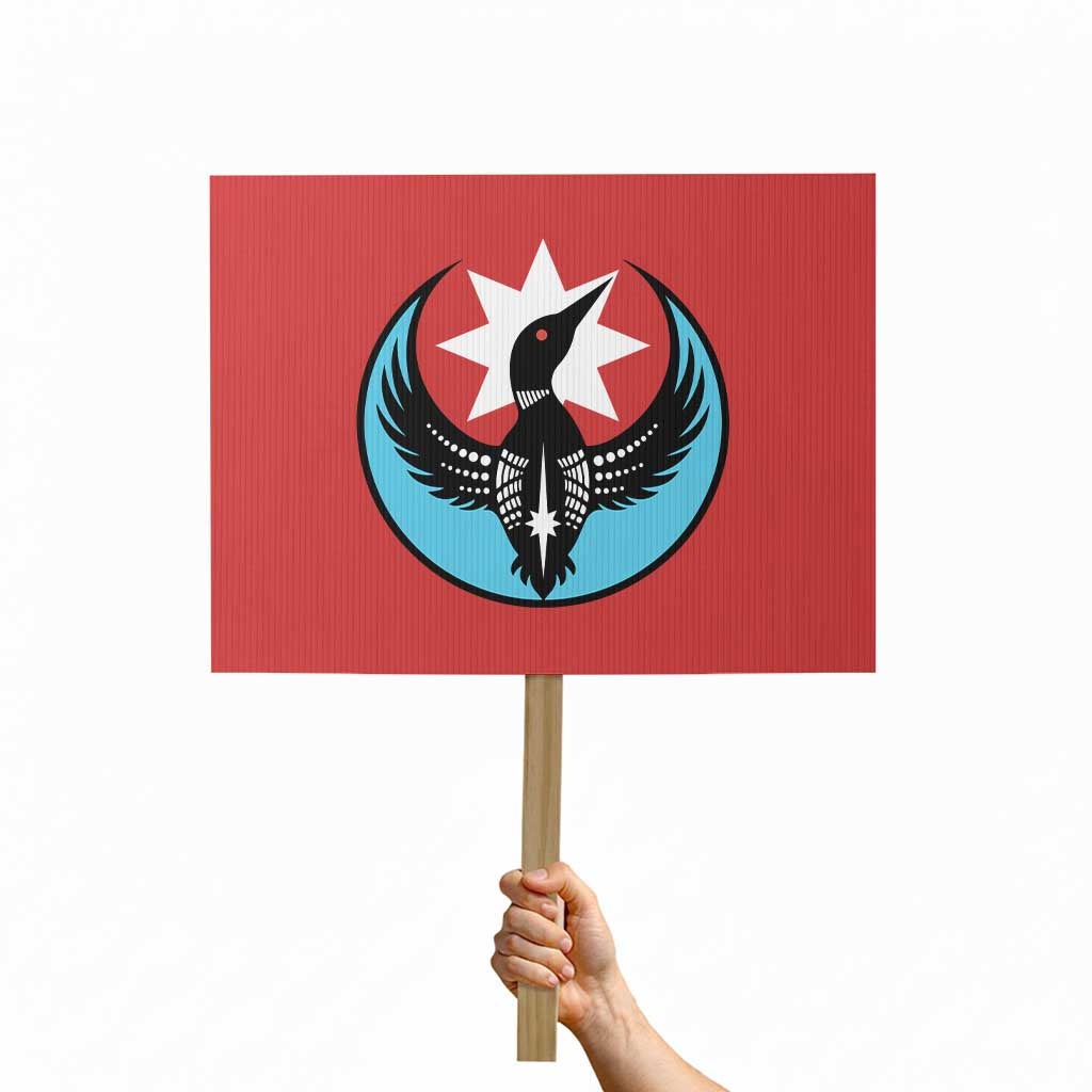 Minnesota Rebel Loon Star Emblem Protest Sign Rebellion Symbolic Unity Graphic