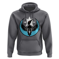 Minnesota Rebel Loon Star Emblem Hoodie Rebellion Symbolic Unity Graphic