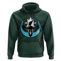 Minnesota Rebel Loon Star Emblem Hoodie Rebellion Symbolic Unity Graphic