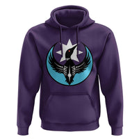 Minnesota Rebel Loon Star Emblem Hoodie Rebellion Symbolic Unity Graphic