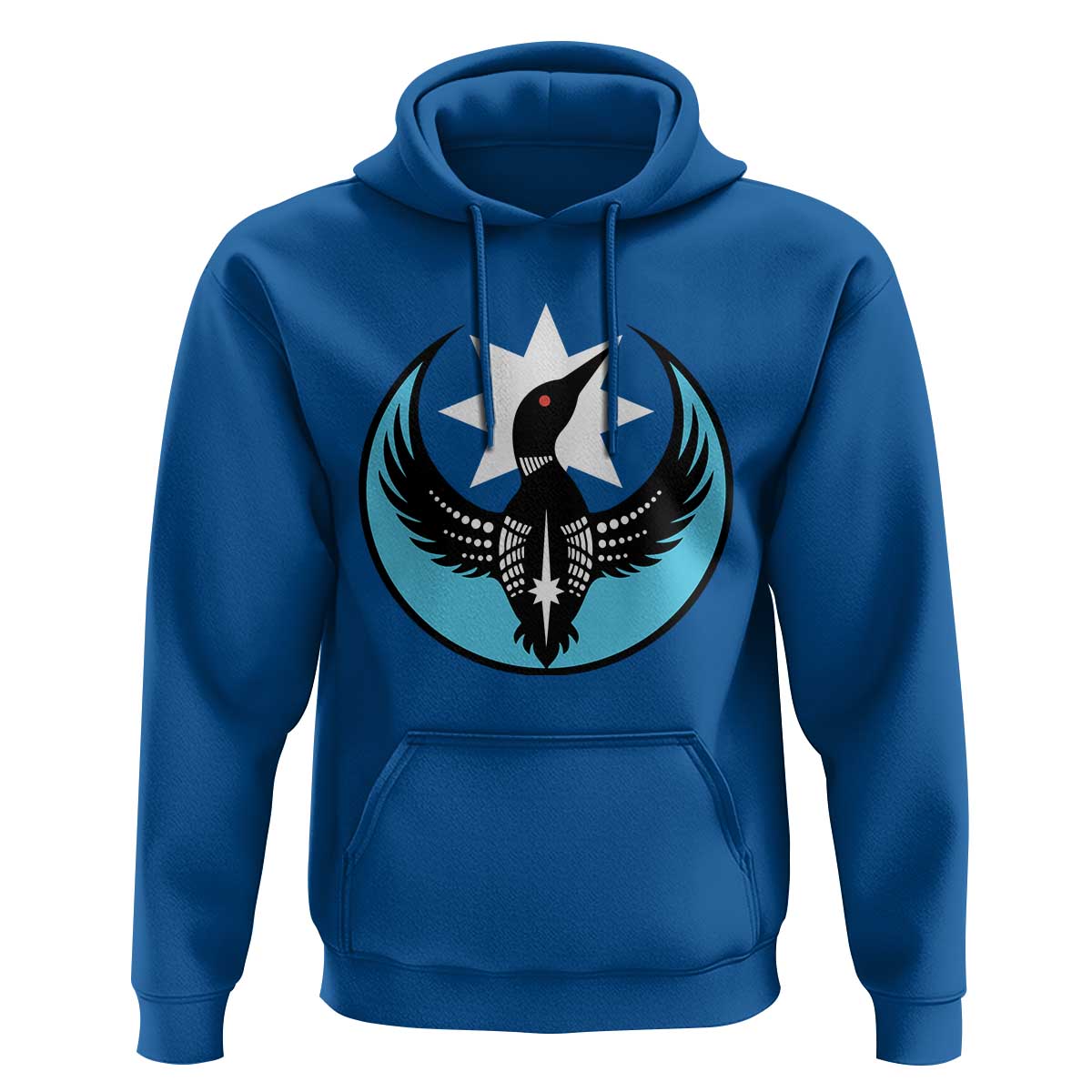 Minnesota Rebel Loon Star Emblem Hoodie Rebellion Symbolic Unity Graphic