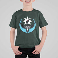 Minnesota Rebel Loon Star Emblem T Shirt For Kid Rebellion Symbolic Unity Graphic