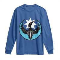 Minnesota Rebel Loon Star Emblem Long Sleeve Shirt Rebellion Symbolic Unity Graphic