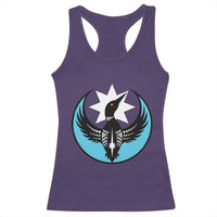 Minnesota Rebel Loon Star Emblem Racerback Tank Top Rebellion Symbolic Unity Graphic