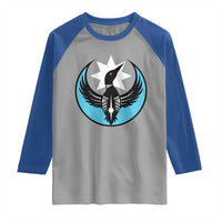 Minnesota Rebel Loon Star Emblem Raglan Shirt Rebellion Symbolic Unity Graphic