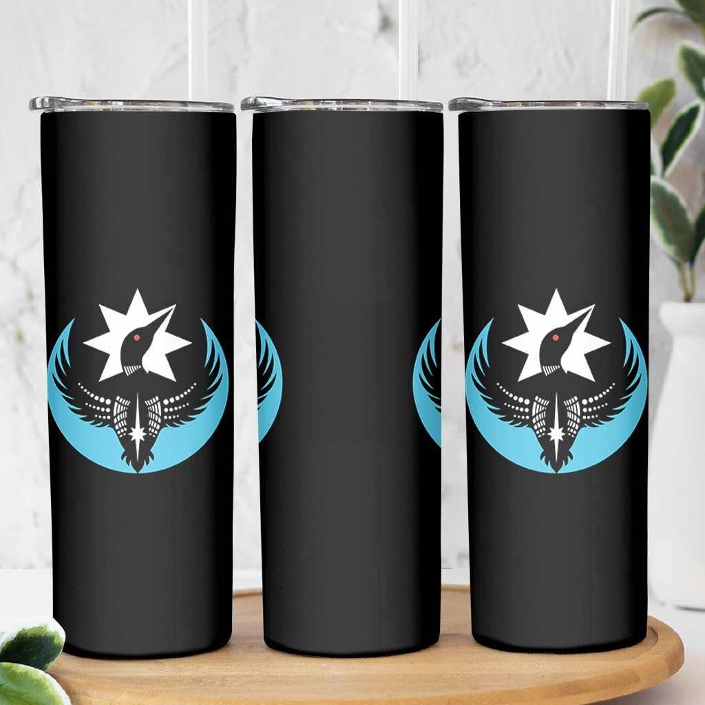 Minnesota Rebel Loon Star Emblem Skinny Tumbler Rebellion Symbolic Unity Graphic