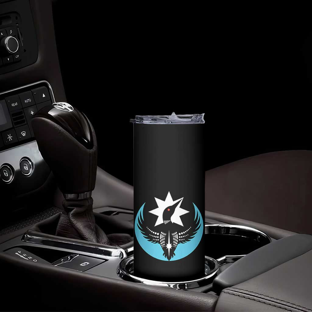 Minnesota Rebel Loon Star Emblem Skinny Tumbler Rebellion Symbolic Unity Graphic