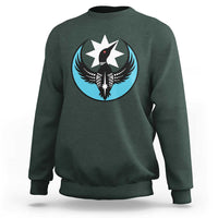 Minnesota Rebel Loon Star Emblem Sweatshirt Rebellion Symbolic Unity Graphic