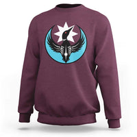Minnesota Rebel Loon Star Emblem Sweatshirt Rebellion Symbolic Unity Graphic