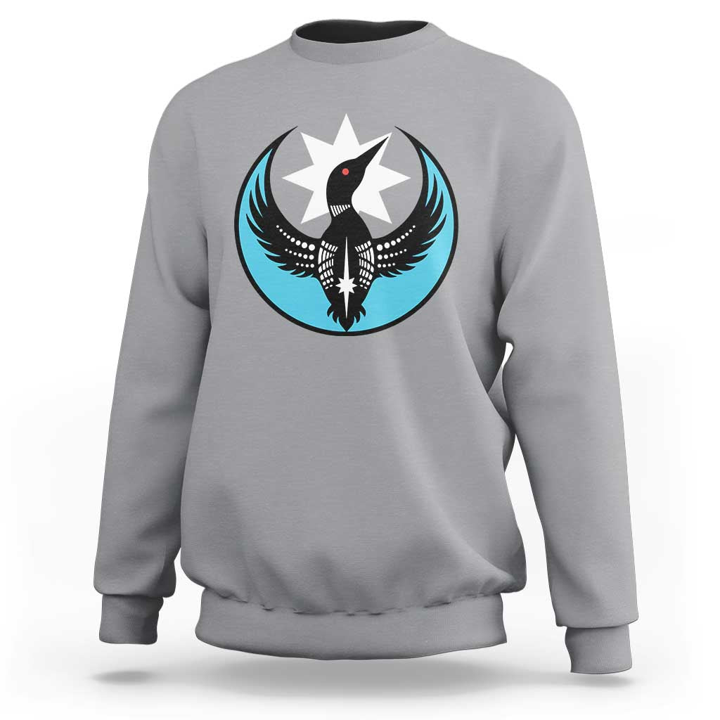 Minnesota Rebel Loon Star Emblem Sweatshirt Rebellion Symbolic Unity Graphic