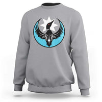 Minnesota Rebel Loon Star Emblem Sweatshirt Rebellion Symbolic Unity Graphic