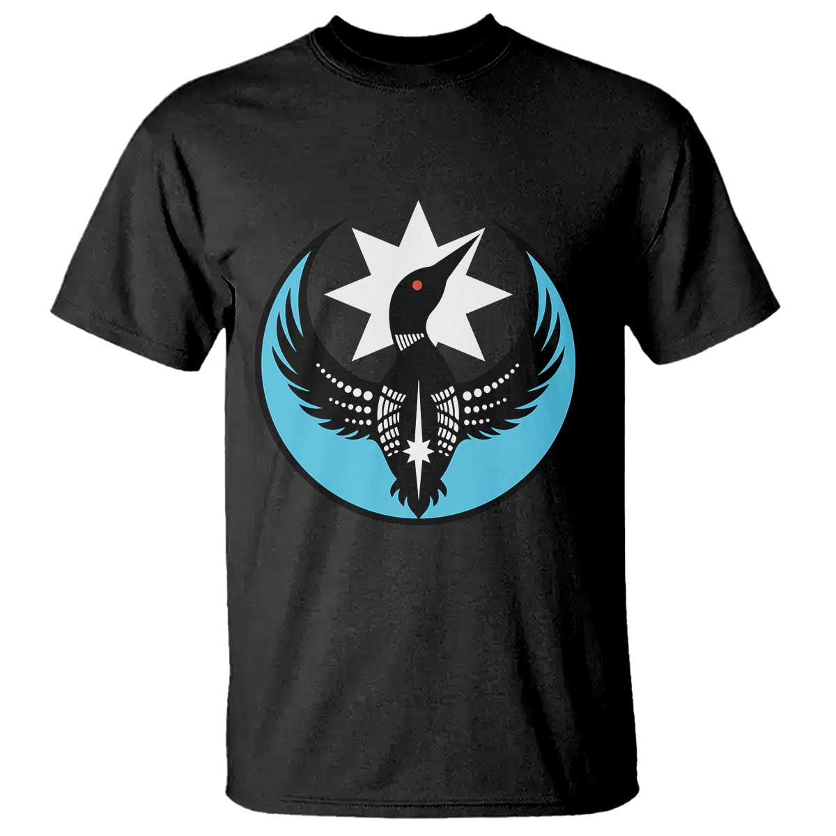 Minnesota Rebel Loon Star Emblem T Shirt Rebellion Symbolic Unity Graphic