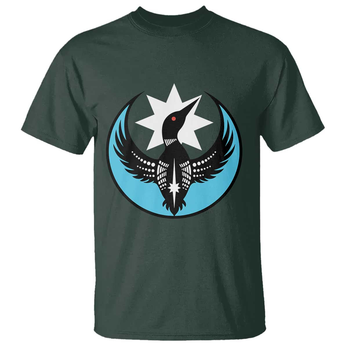 Minnesota Rebel Loon Star Emblem T Shirt Rebellion Symbolic Unity Graphic