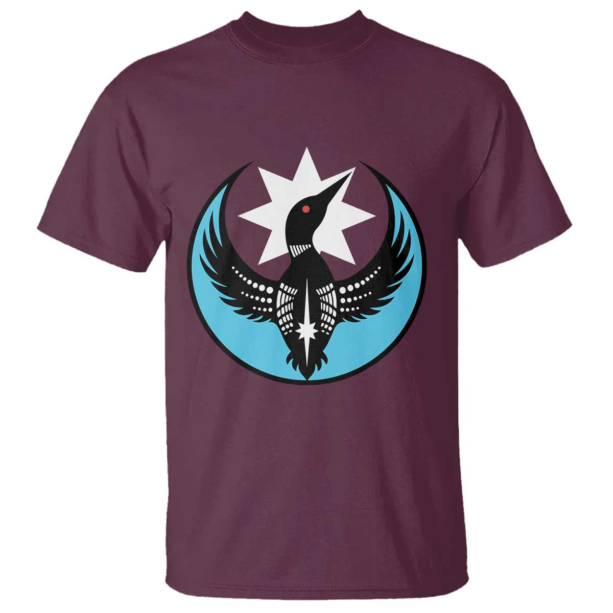 Minnesota Rebel Loon Star Emblem T Shirt Rebellion Symbolic Unity Graphic