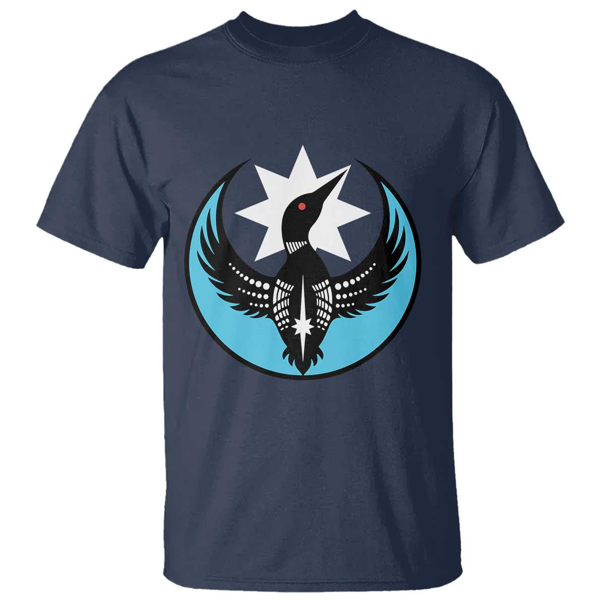 Minnesota Rebel Loon Star Emblem T Shirt Rebellion Symbolic Unity Graphic