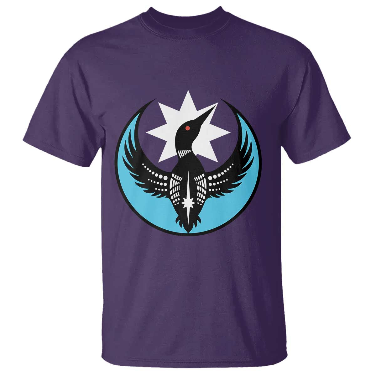 Minnesota Rebel Loon Star Emblem T Shirt Rebellion Symbolic Unity Graphic