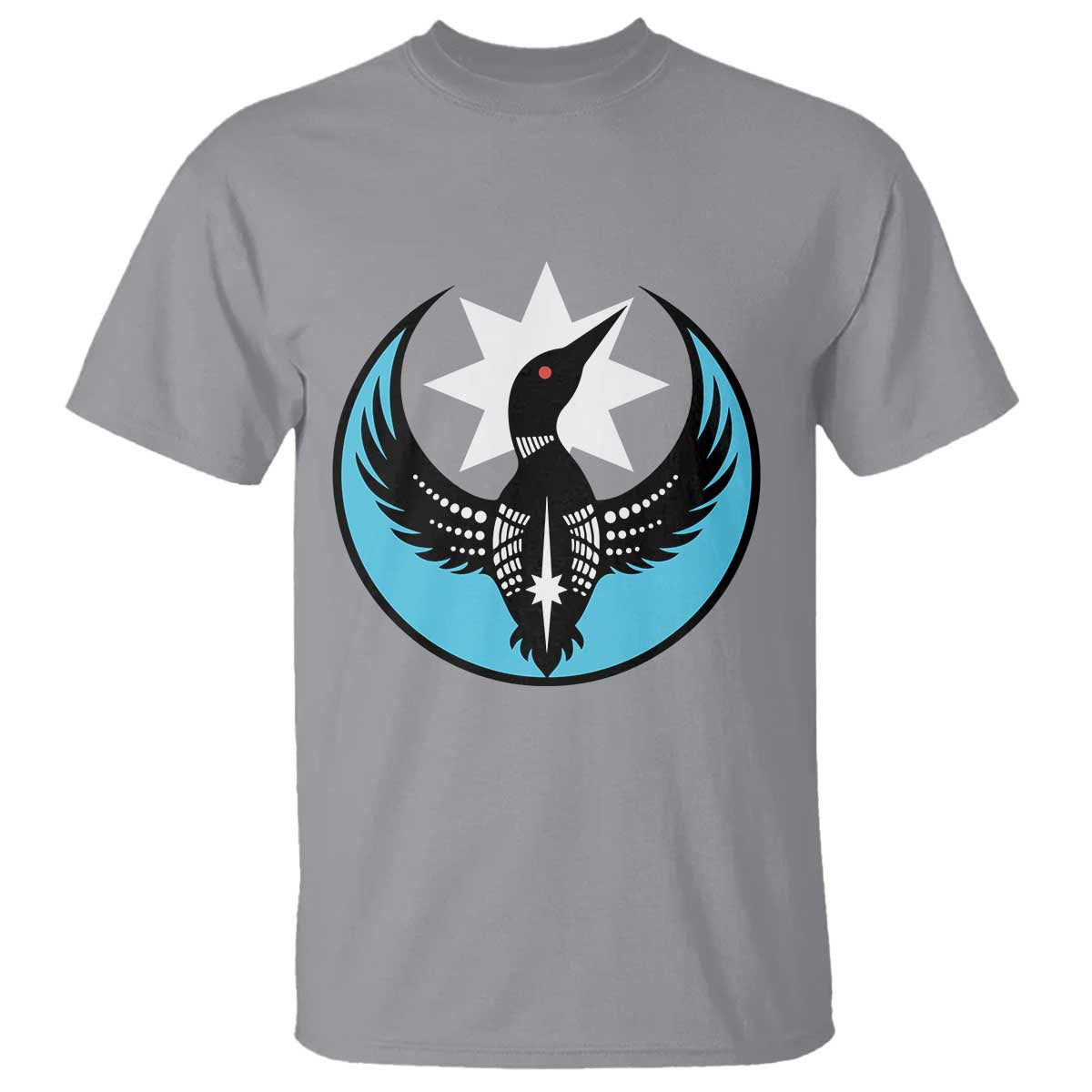 Minnesota Rebel Loon Star Emblem T Shirt Rebellion Symbolic Unity Graphic