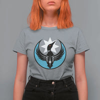 Minnesota Rebel Loon Star Emblem T Shirt For Women Rebellion Symbolic Unity Graphic