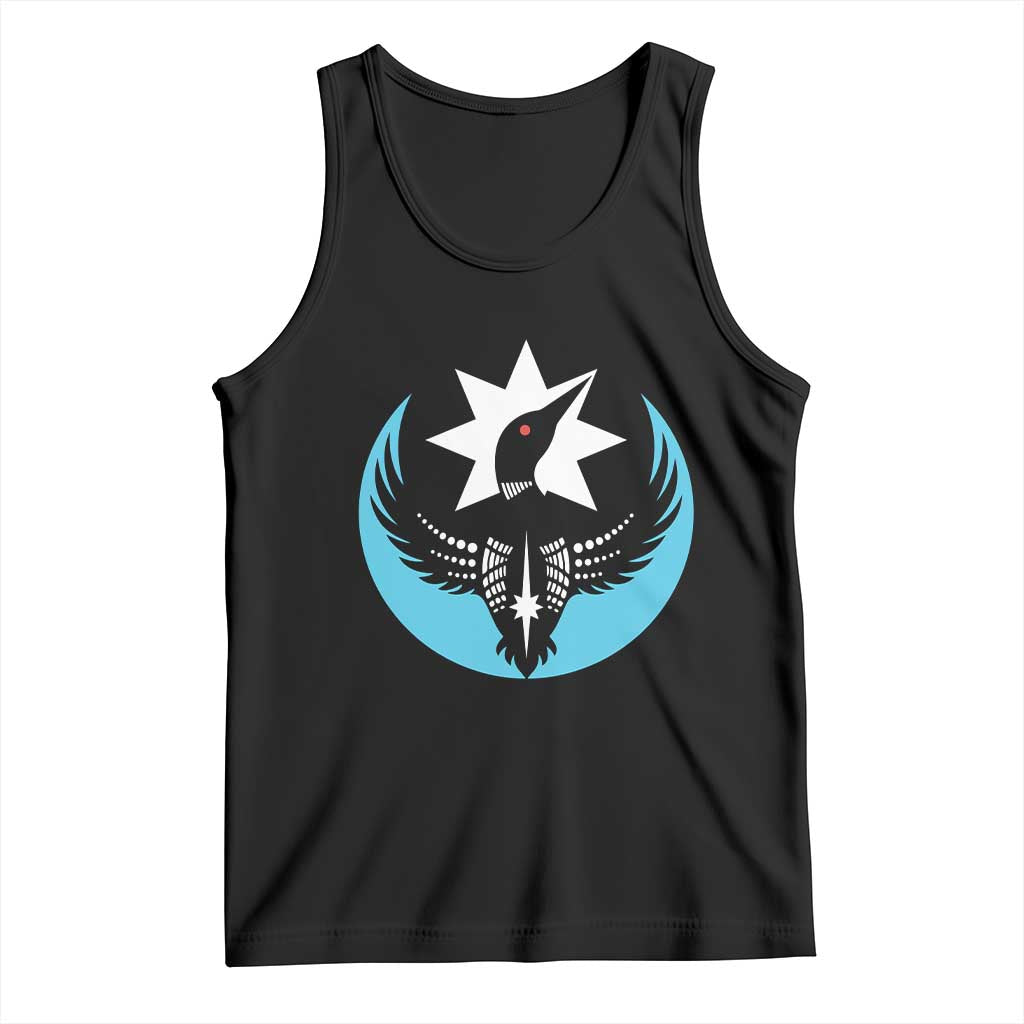 Minnesota Rebel Loon Star Emblem Tank Top Rebellion Symbolic Unity Graphic