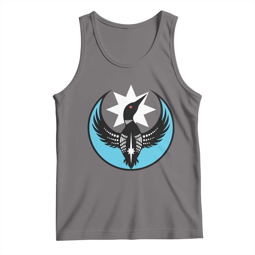 Minnesota Rebel Loon Star Emblem Tank Top Rebellion Symbolic Unity Graphic