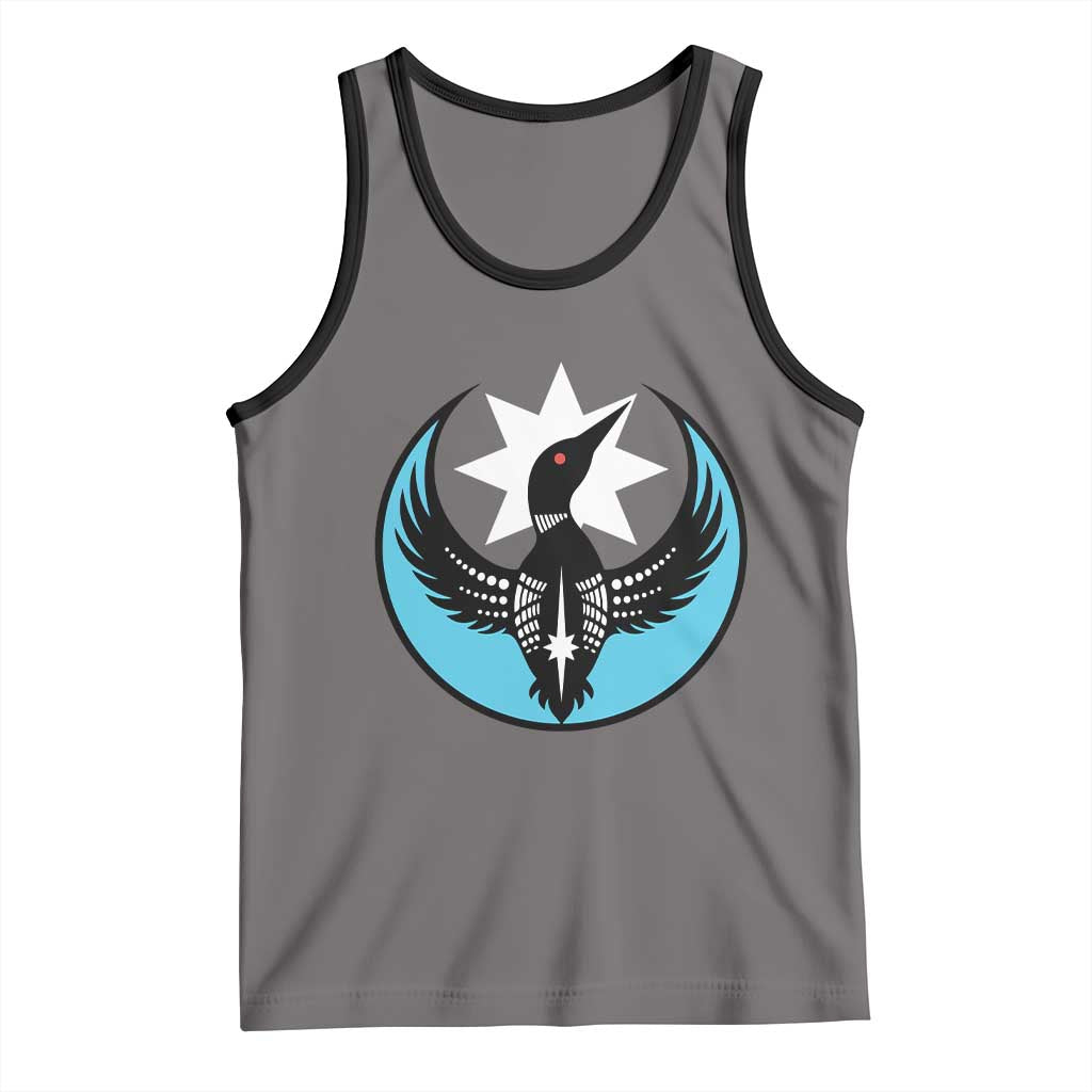 Minnesota Rebel Loon Star Emblem Tank Top Rebellion Symbolic Unity Graphic