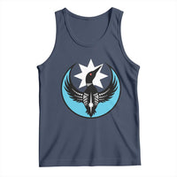 Minnesota Rebel Loon Star Emblem Tank Top Rebellion Symbolic Unity Graphic