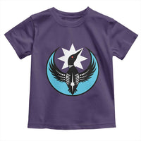 Minnesota Rebel Loon Star Emblem Toddler T Shirt Rebellion Symbolic Unity Graphic