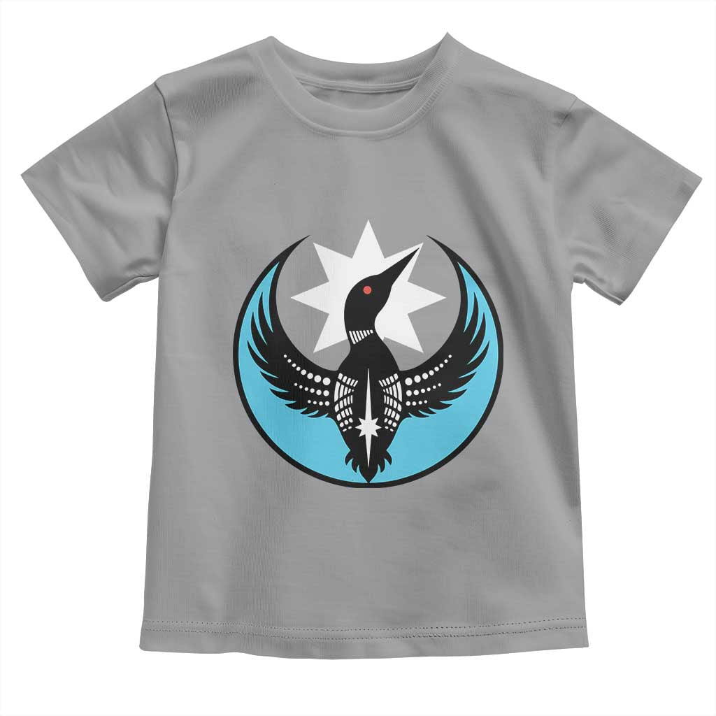 Minnesota Rebel Loon Star Emblem Toddler T Shirt Rebellion Symbolic Unity Graphic