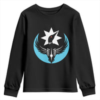 Minnesota Rebel Loon Star Emblem Youth Sweatshirt Rebellion Symbolic Unity Graphic