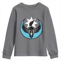 Minnesota Rebel Loon Star Emblem Youth Sweatshirt Rebellion Symbolic Unity Graphic