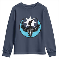 Minnesota Rebel Loon Star Emblem Youth Sweatshirt Rebellion Symbolic Unity Graphic