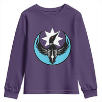Minnesota Rebel Loon Star Emblem Youth Sweatshirt Rebellion Symbolic Unity Graphic
