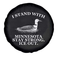 I Stand With Minnesota Resist Loon Spare Tire Cover Stay Strong Ice Out Protest