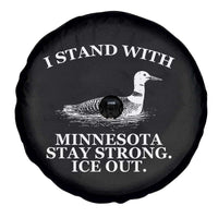 I Stand With Minnesota Resist Loon Spare Tire Cover Stay Strong Ice Out Protest