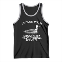 I Stand With Minnesota Resist Loon Tank Top Stay Strong Ice Out Protest
