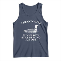 I Stand With Minnesota Resist Loon Tank Top Stay Strong Ice Out Protest