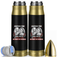 Justice for Alex Pretti and Renee Good Bullet Tumbler We Won’t Be Silenced Minnesota Resistance Protest