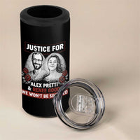 Justice for Alex Pretti and Renee Good 4 in 1 Can Cooler Tumbler We Won’t Be Silenced Minnesota Resistance Protest