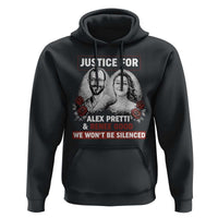 Justice for Alex Pretti and Renee Good Hoodie We Won’t Be Silenced Minnesota Resistance Protest