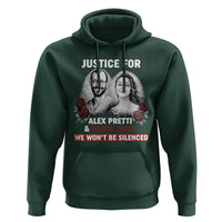Justice for Alex Pretti and Renee Good Hoodie We Won’t Be Silenced Minnesota Resistance Protest