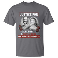 Justice for Alex Pretti and Renee Good T Shirt We Won’t Be Silenced Minnesota Resistance Protest